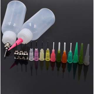 16pc/Set Henna Kit Applicator Nozzles Bottles Paste Tattoo Body Art Drawing