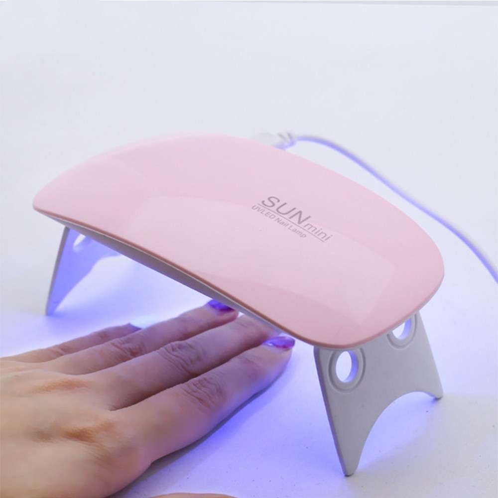 UV Lamp Nail Dryer 6W Lamp for Nails Manicure Mini Portable Nail Lamp USB
