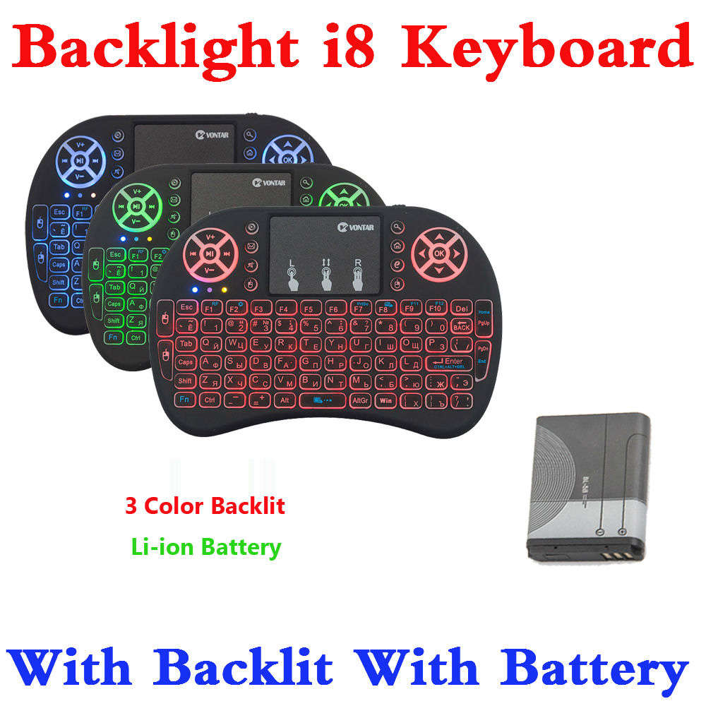 Wireless QWERTY 2.4GHz Touchpad Keyboard