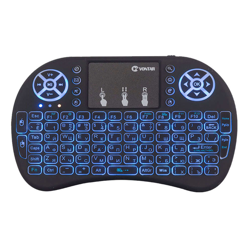 Wireless QWERTY 2.4GHz Touchpad Keyboard