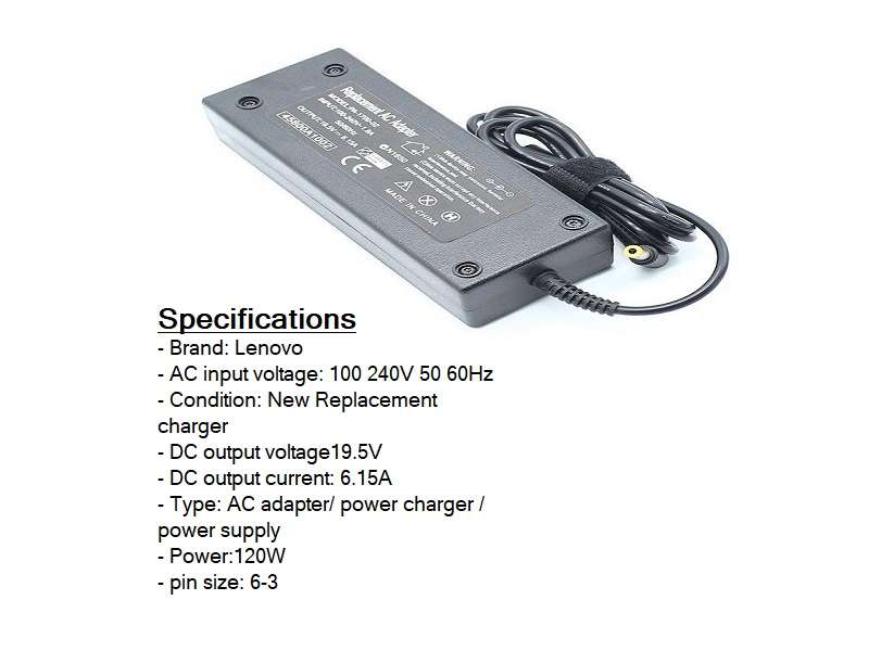 LENOVO Laptop Charger  120W