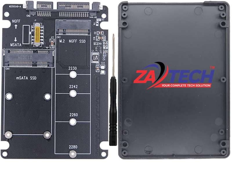 ZATECH 2.5" Ssd Enclouser Ngff Ssd Or