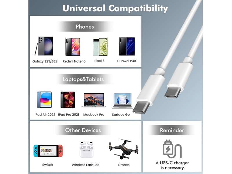 Fast Charging Data Cable Type C -1 Meter