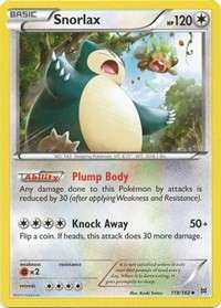 Snorlax #118/162 - XY - BREAKthrough (Normal - Near Mint) - Normal - Near Mint