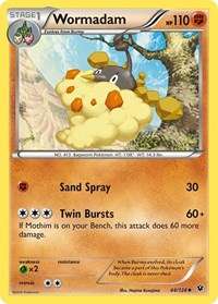 Wormadam (44) #44/124 - XY - Fates Collide (Normal - Near Mint) - Normal - Near Mint