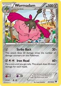 Wormadam (59) #59/124 - XY - Fates Collide (Normal - Near Mint) - Normal - Near Mint
