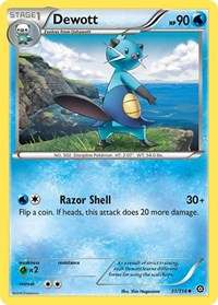 Dewott #31/114 - XY - Steam Siege (Normal - Near Mint) - Normal - Near Mint