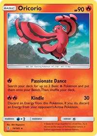 Oricorio (14) (Reverse Holofoil - Near Mint) - Reverse Holofoil - Near Mint