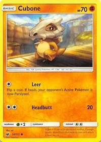 Cubone #52/111 - SM - Crimson Invasion (Normal - Near Mint) - Normal - Near Mint