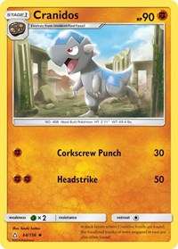 Cranidos #64/156 - SM - Ultra Prism (Normal - Near Mint) - Normal - Near Mint