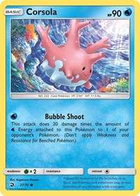 Corsola #27/70 - Dragon Majesty (Normal - Near Mint) - Normal - Near Mint