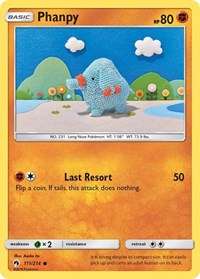 Phanpy #111/214 - SM - Lost Thunder (Normal - Near Mint) - Normal - Near Mint