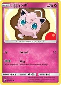 Jigglypuff #133/214 - SM - Lost Thunder (Normal - Near Mint) - Normal - Near Mint