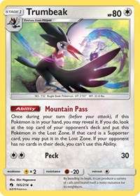 Trumbeak #165/214 - SM - Lost Thunder (Normal - Near Mint) - Normal - Near Mint