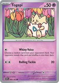 Togepi #083/197 - SV03: Obsidian Flames (Normal - Near Mint) - Normal - Near Mint