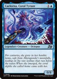 Caelorna, Coral Tyrant #40 - Aetherdrift (Normal - Near Mint) - Normal - Near Mint