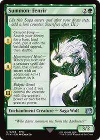 Summon: Fenrir #203 - FINAL FANTASY (Normal - Near Mint) - Normal - Near Mint