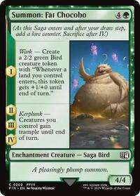 Summon: Fat Chocobo #202 - FINAL FANTASY (Normal - Near Mint) - Normal - Near Mint