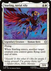 Starling, Aerial Ally #18 - Marvel's Spider-Man (Foil - Near Mint) - Foil - Near Mint