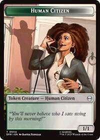 Human Citizen // Treasure Double-Sided Token #4 // 7 - Marvel's Spider-Man (Normal - Near Mint) -...