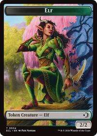 Elf // Kithkin (0007) Double-Sided Token #4 // 7 - Lorwyn Eclipsed (Normal - Near Mint) - Normal ...