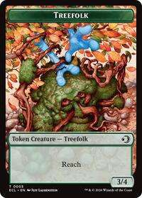 Treefolk // Goblin Double-Sided Token #3 // 6 - Lorwyn Eclipsed (Normal - Near Mint) - Normal - N...