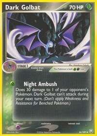 Dark Golbat #34/109 - Team Rocket Returns (Normal - Lightly Played) - Normal - Lightly Played