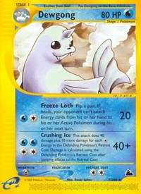 Dewgong (7) #007/144 - Skyridge (Normal - Lightly Played) - Normal - Lightly Played