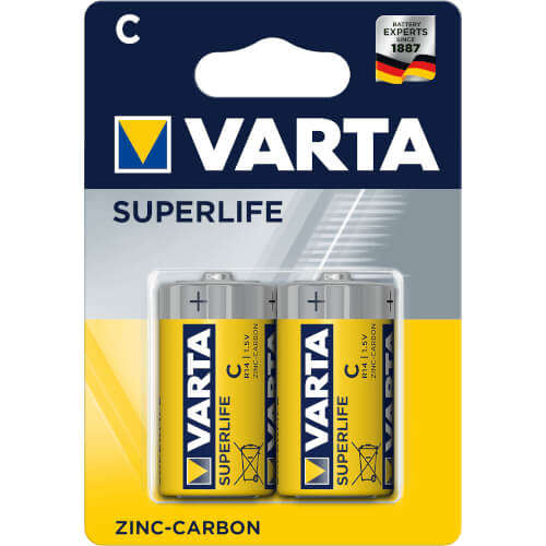 C Size Batteries -SuperLife pack of 2's