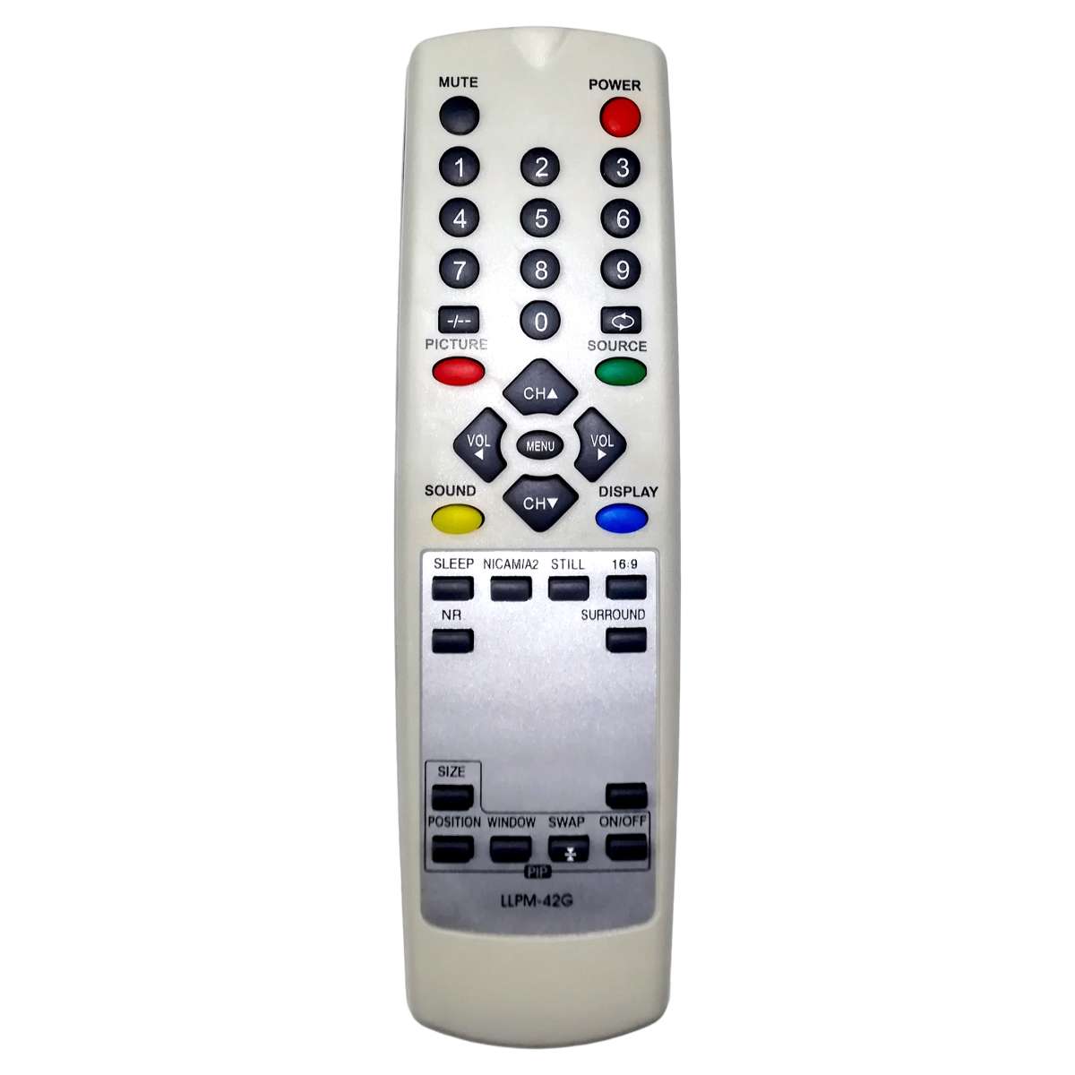 Logik LLPM-42G TV Compatible Remote