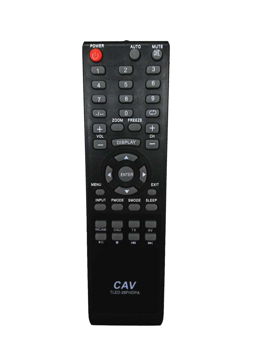 Telefunken TLED-26FHDPA TV Compatible Remote