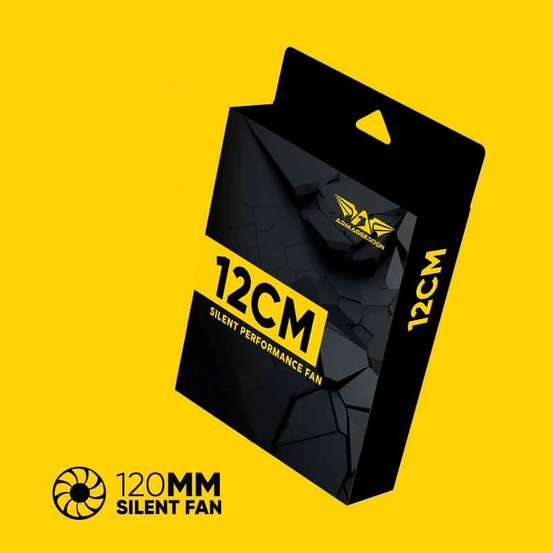 Armaggeddon Silent 12cm Black Fan