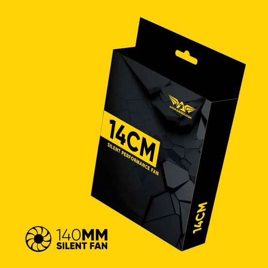 Armaggeddon Silent 14cm Black Fan