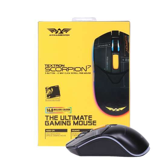 Armaggeddon Textron Scorpion 7 RGB Gaming Mouse