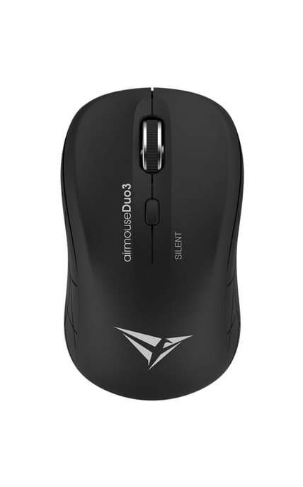Alcatroz Airmouse Duo 3 Silent Wireless and Bluetooth Mouse - Black