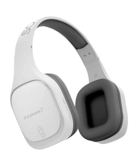 SonicGear Airphone 7 Bluetooth Headphones - White/Grey