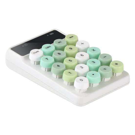 Alcatroz JellyBean Num A3 Bluetooth and Wireless Numpad - Crayon Green