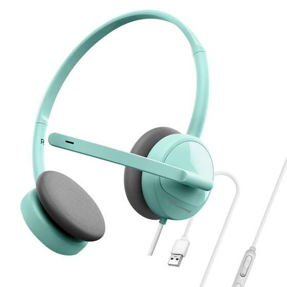 Alcatroz XP 1U USB Headset with Mic - Mint