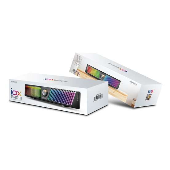 SonicGear iOX Bar III Bluetooth USB Powered Sound Bar - White