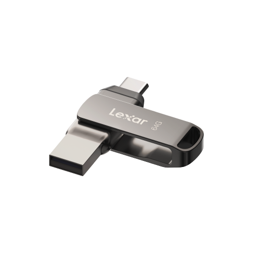 Lexar JumpDrive D400 64GB Dual Drive USB 3.1+Type-C Flash Drive