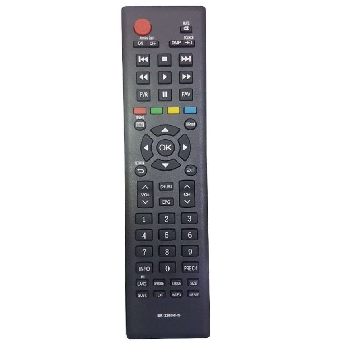 Hisense EN-22654HS TV Compatible Remote