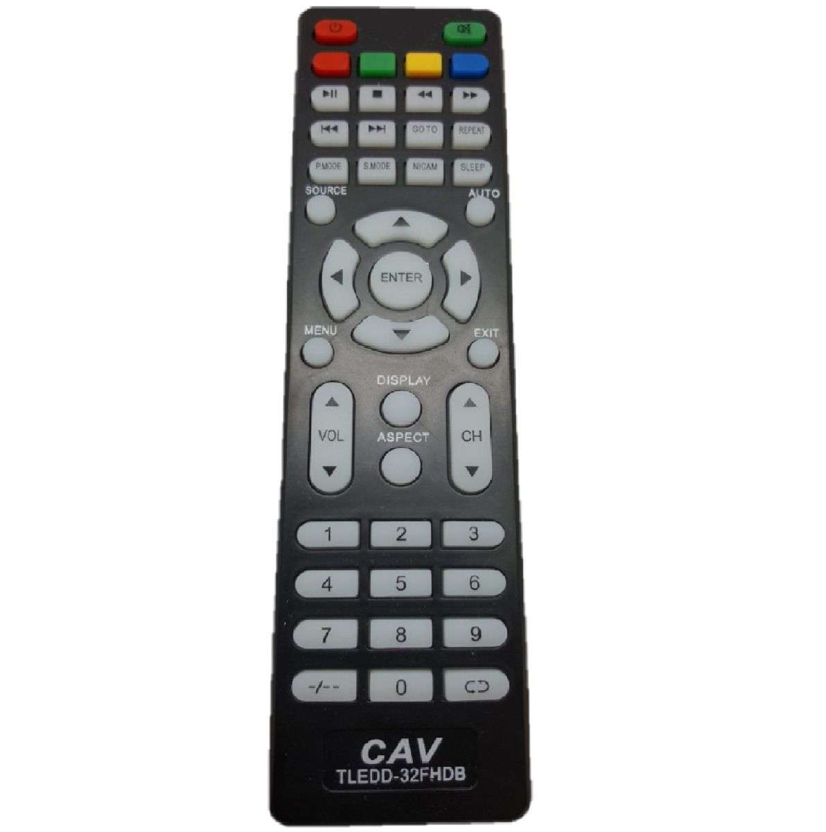 Telefunken/Sansui TLEDD-32FHDB TV Compatible Remote