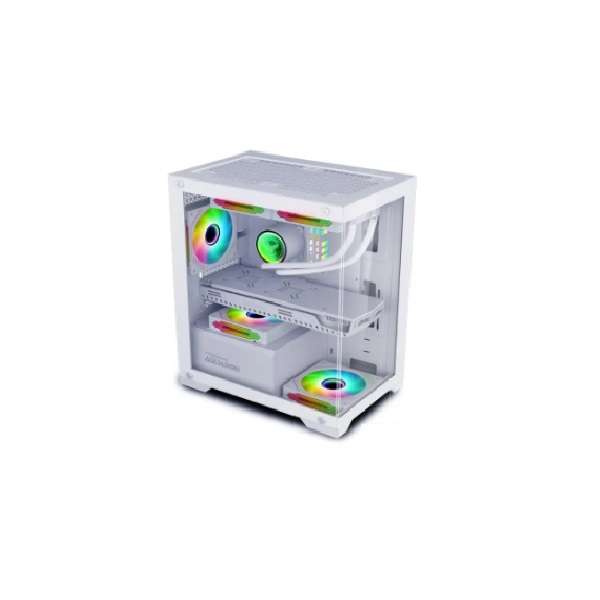 Armaggeddon Aquaron MicroATX Gaming Case - White