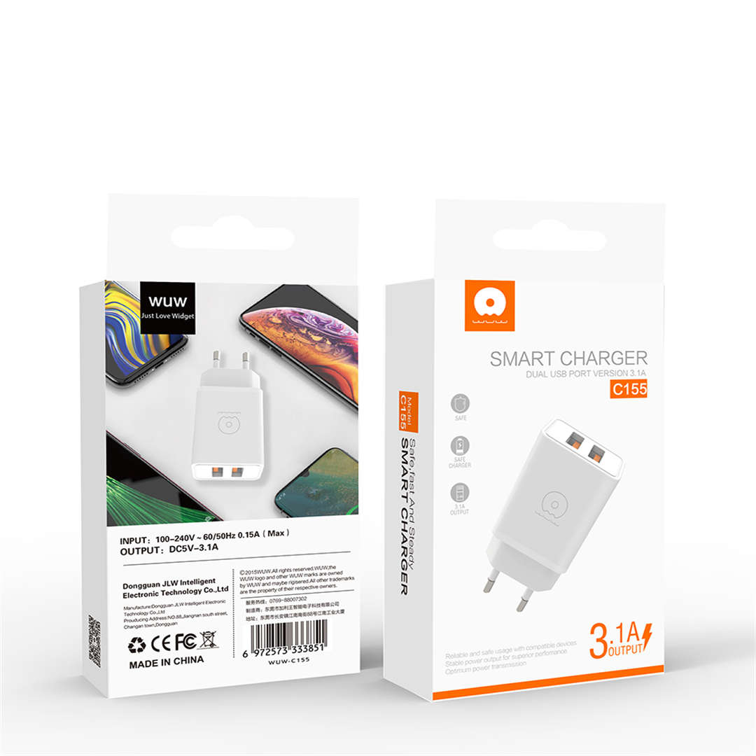 WUW-C155 5V3.1A 2USB Charger