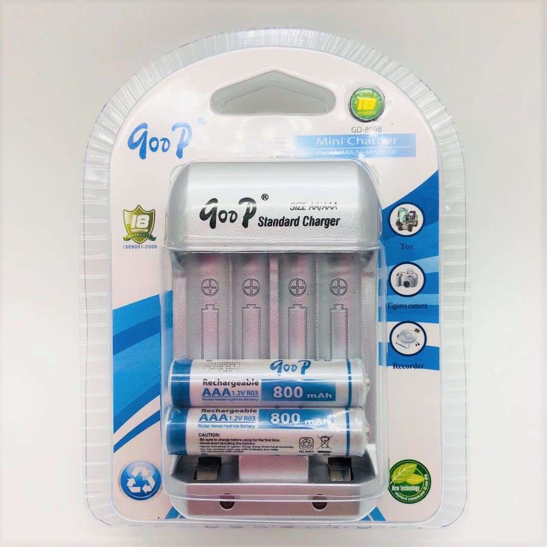 GOOP Multiple Power Charger W/AAAx2 Battery