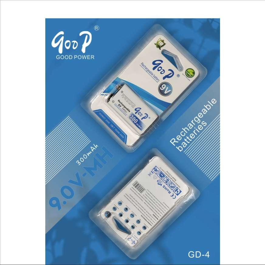 GOOP 9V Rechargeable Battery