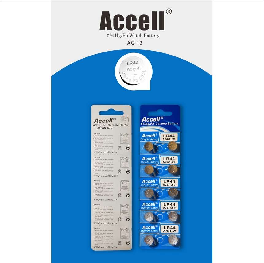 Accell AG13/LR44 Watch Battery