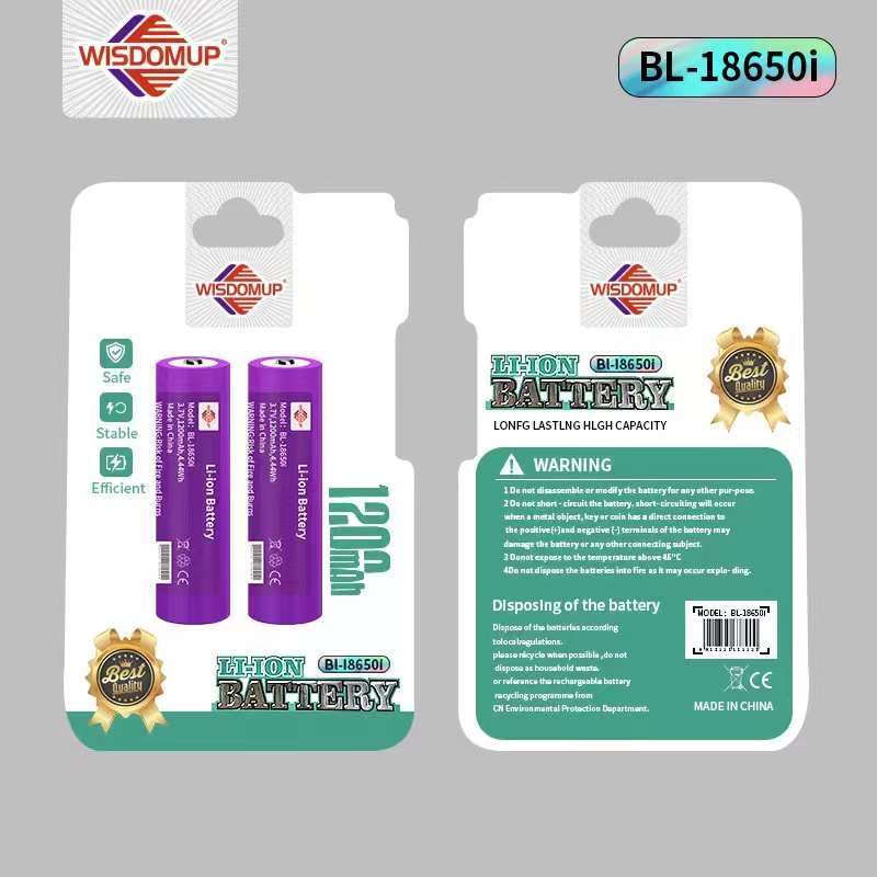 WisdomUp BL-18650(I) 3.7V 1200mAh Li-Ion Battery