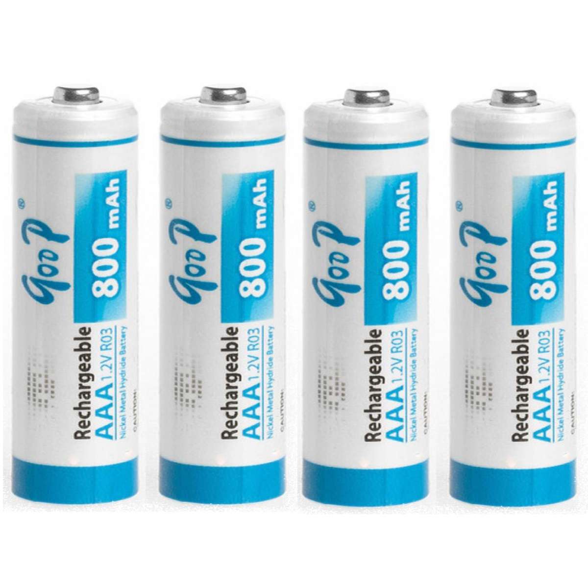 GOOP 800mAh Rechargeable AAAx4 Battery