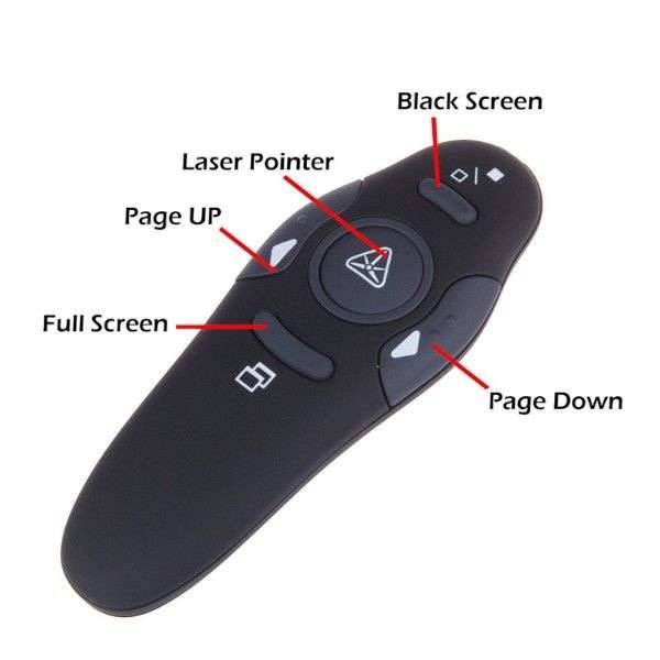 Wireless Presenter W/Laser Pointer